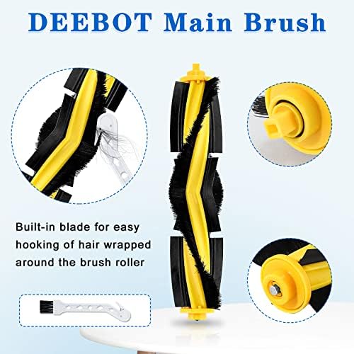 LUXRILIX Replacement Parts for Yeedi Vac and Ecovacs DEEBOT Compatible Kit