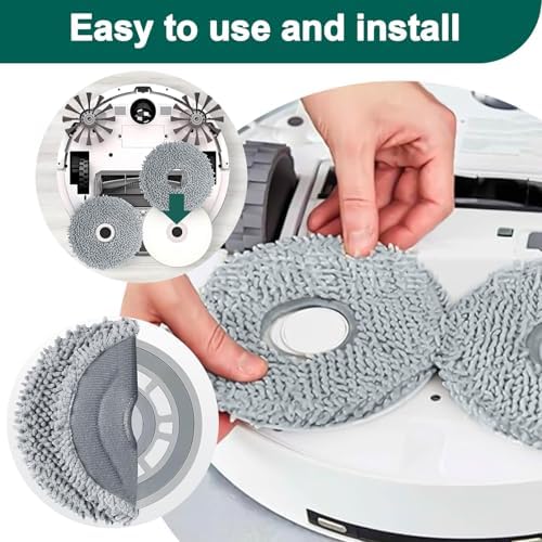 Robot Mop Pad Replacement for Roborock Q Revo 8 PCS