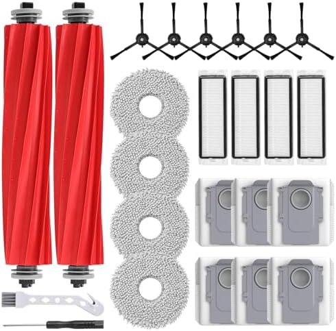Leadaybetter 22Pcs Replacement Parts for Rb Q Revo Vacuum Cleaner