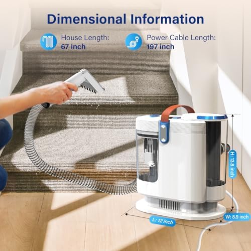 Wurese Carpet Cleaner Machine with 3 Tools