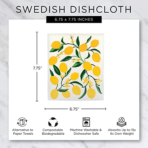 DII Swedish Dishcloths 3 Piece Set 775 x 675