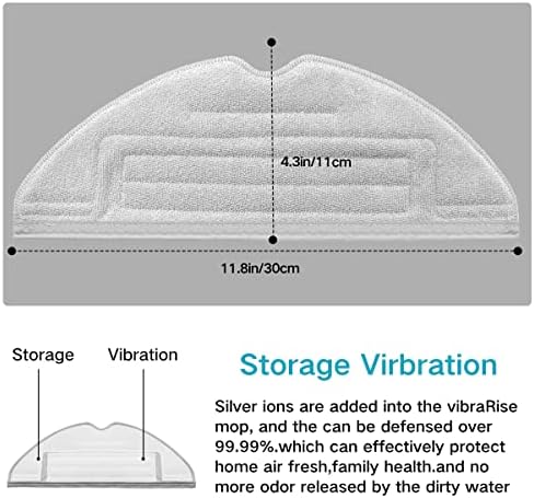 Home Times Vacuum Mop Pads for Roborock S7 MaxV Series