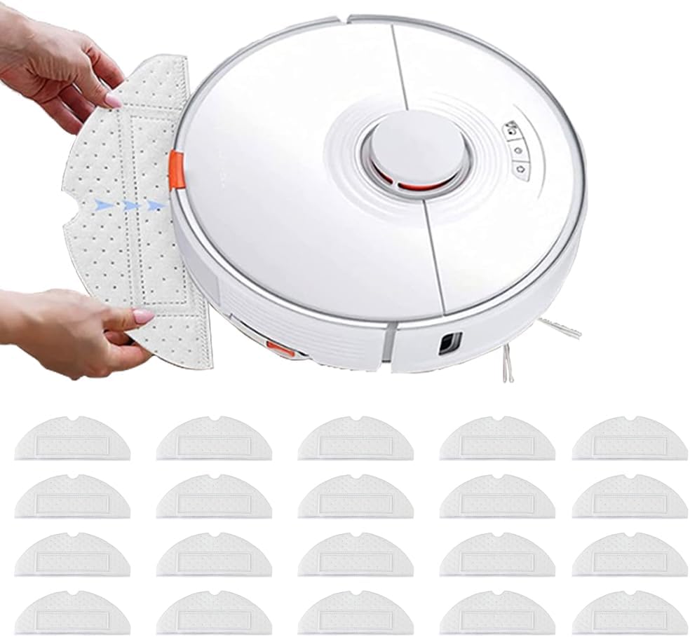 20pcs Roborock S7 Disposable Mop Pads Replacement Cleaning Pads