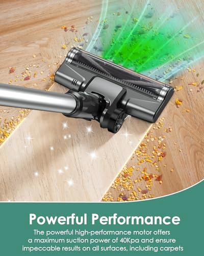 VersLife Cordless Vacuum Cleaner 40Kpa Stick for Home