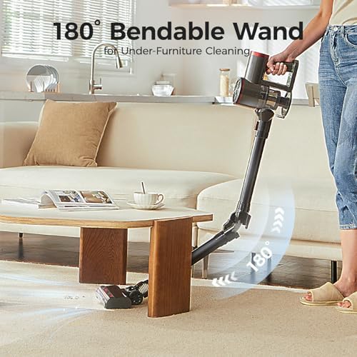 Roneair Cordless Vacuum Cleaner with Bendable Wand