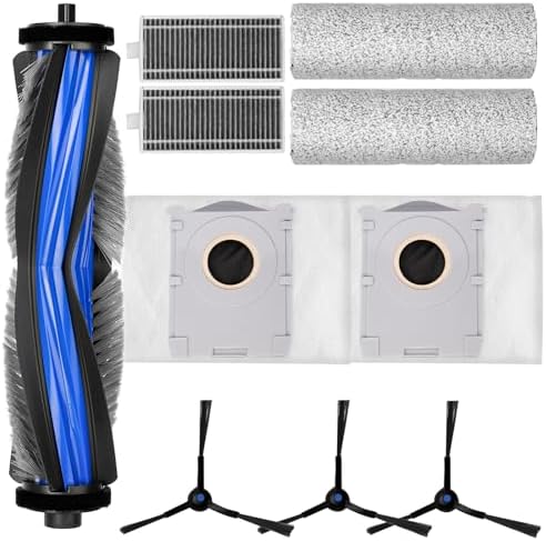 10 Pcs Replacement Kit for Ecovacs Deebot X8 Pro Omni Vacuum Cleaner