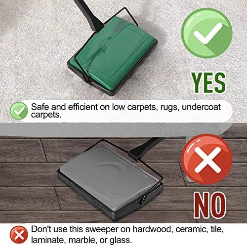 Yocada Multi-Function Carpet Sweeper for Home Office Use