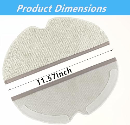 8 Pack Vacuum Mop Replacement Pads for Xiaomi Robots