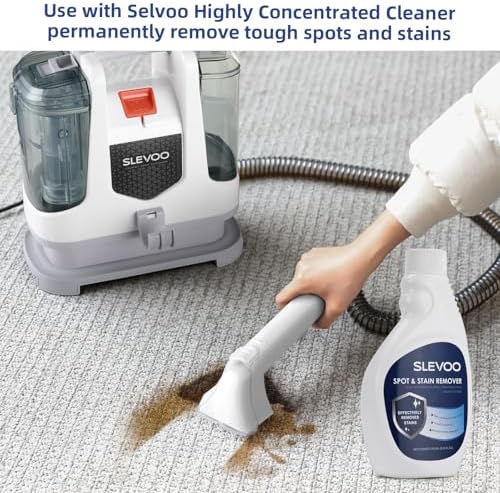 Slevoo Carpet Cleaner Machine 105Kpa Strong Suction Portable