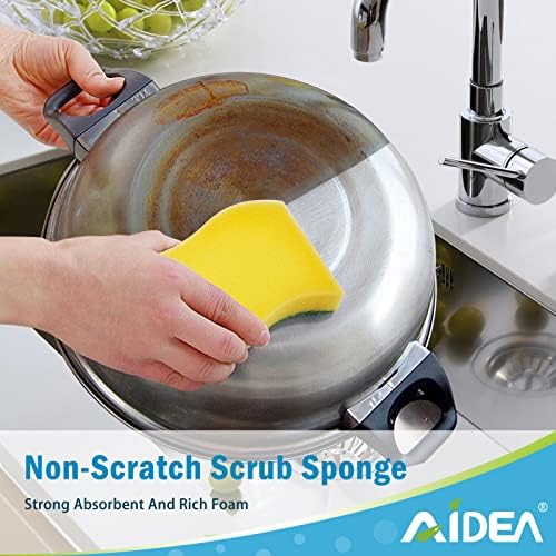 AIDEA Heavy Duty Scrub Sponge 24Count