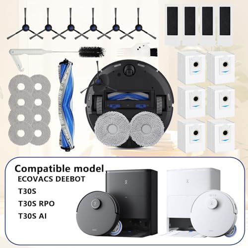 27 Piece Replacement Kit for ECOVACS T30S Robot Vacuum