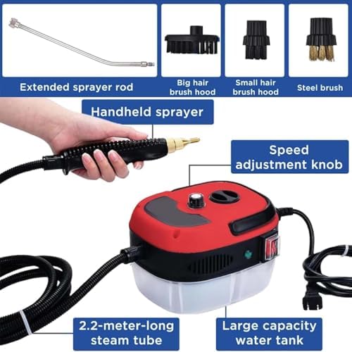 2500W High-Temp Portable Steam Cleaner for Home Use