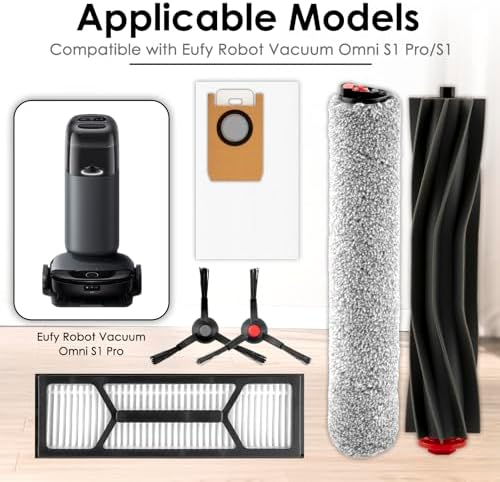 10 Pack Omni S1 Pro Replacement Parts for eufy Robot Vacuum