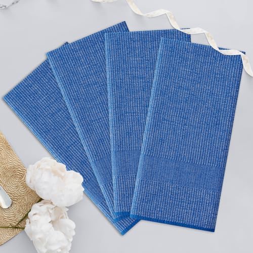 Homaxy Premium Kitchen Towels 6 Pack Blueberry
