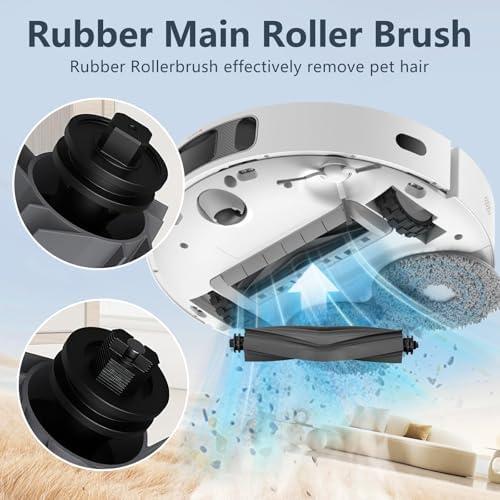 16 Pcs Replacement Parts Kit for Dreame Mova E30 Ultra Vacuum