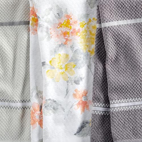 Martha Stewart Amber Floral Kitchen Towel Set of 4