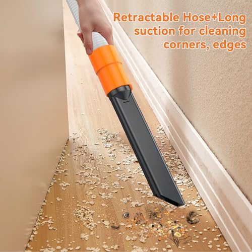 23ft Corded Vacuum Cleaner with 600W Power and 20Kpa Suction