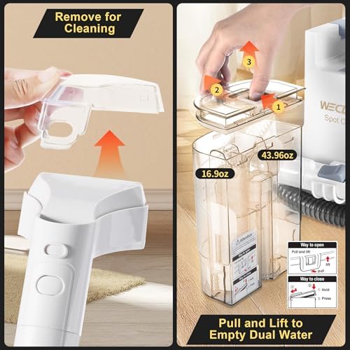 WECLEAN C1 Portable Carpet Cleaner for Deep Cleaning