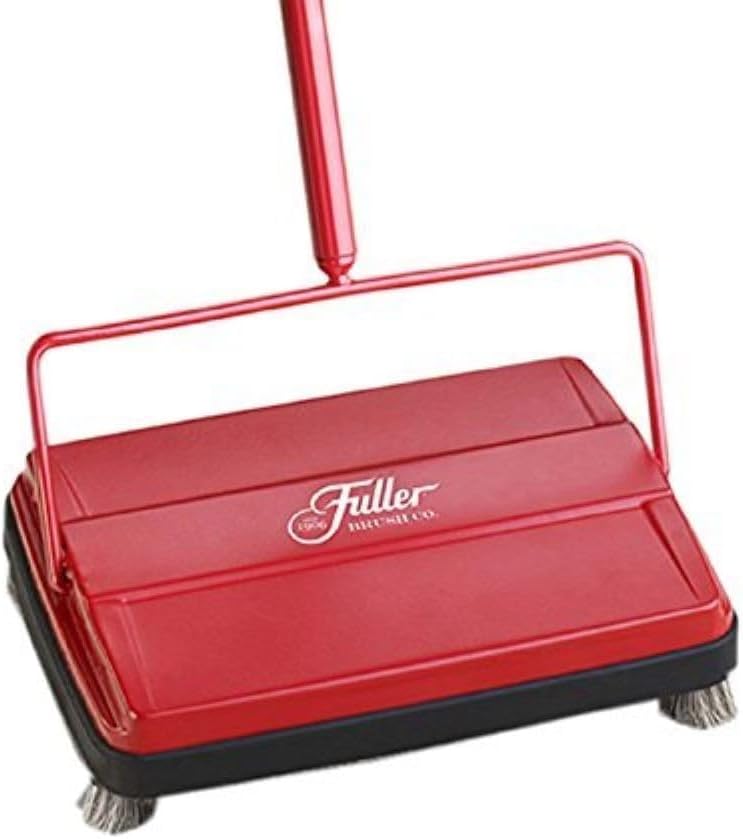 Fuller Brush 17052 Electrostatic Floor Sweeper - 9 Inch Cleaning Path - Red