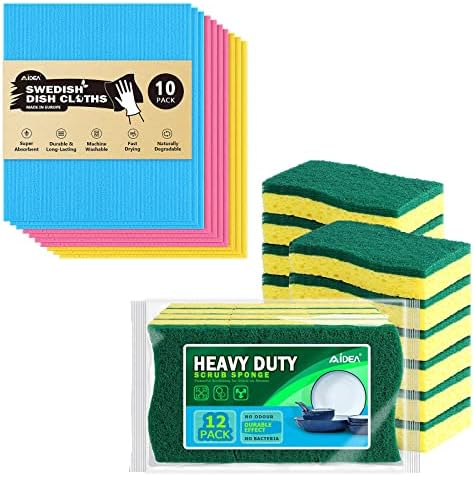 AIDEA Heavy Duty Scrub Sponge 24 Count