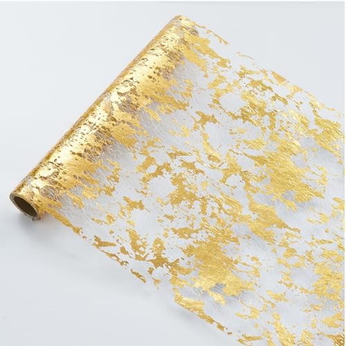 Gold Sequin Glitter Table Runner 11x49