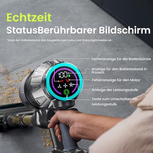 Linkifly Cordless Vacuum Cleaner 550W 48Kpa Self-Standing