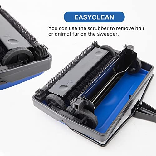 Yocada Carpet Sweeper for Home Office Low Carpets Rugs Pet Hair Cleaning