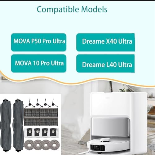 MANYHYAM Replacement Parts for MOVA P50 Pro Ultra and P10 Vacuum Cleaners