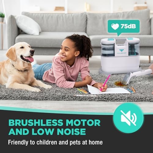 HAUSHOF Cordless Carpet Upholstery Cleaner Machine