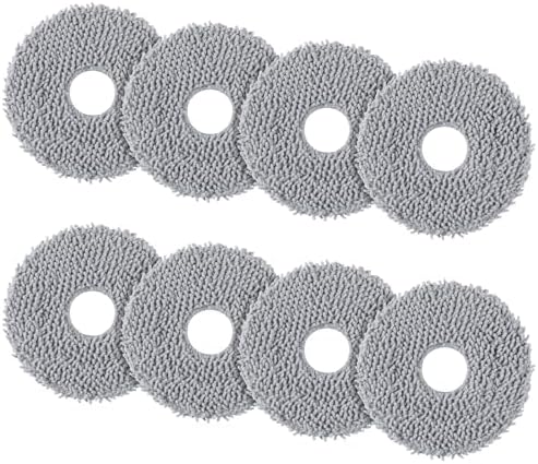 8 Pack Microfiber Mop Cloths for Qrevo Pro Compatible Robot Vacuums