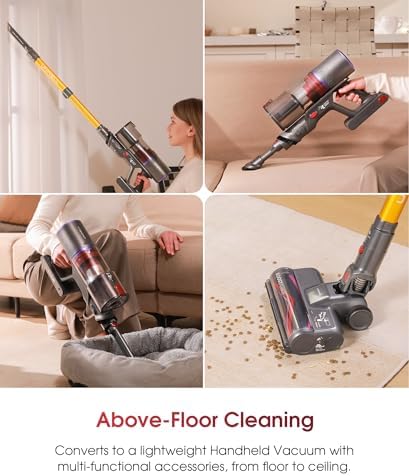 UNINELL HOME Cordless Stick Vacuum Cleaner 48000Pa 550W 65Mins