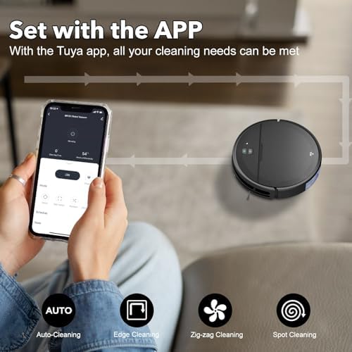 2 in 1 Mopping and Vacuuming Robot with WiFi App Control