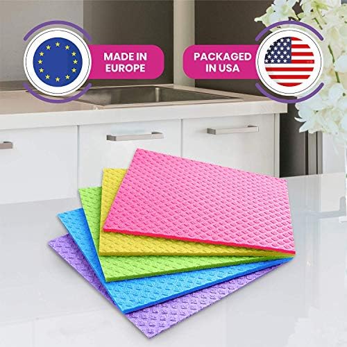 Pink Rhino Labs Swedish Dishcloths 10-Pack Reusable Cleaning Cloths