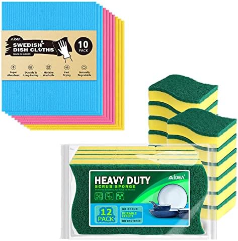 AIDEA Heavy Duty Scrub Sponge 24Count