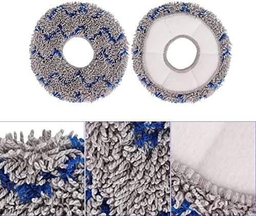Reusable Mop Pads for Ecovacs Robot Vacuums - 4 Pack