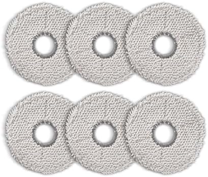 6 Pack T30S Mop Pads Compatible with ECOVACS DEEBOT Models