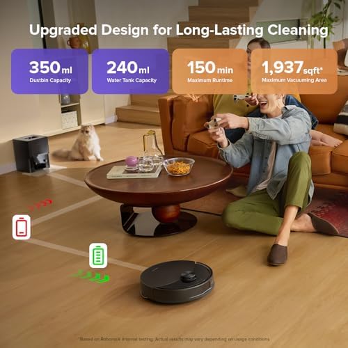 Roborock Q10 S5 Robotic Vacuum and Mop with Self-Emptying