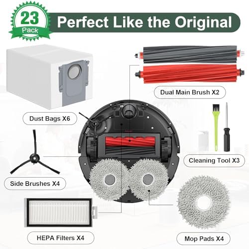 RUKHOOL Roborock Qrevo Master Replacement Accessories Kit