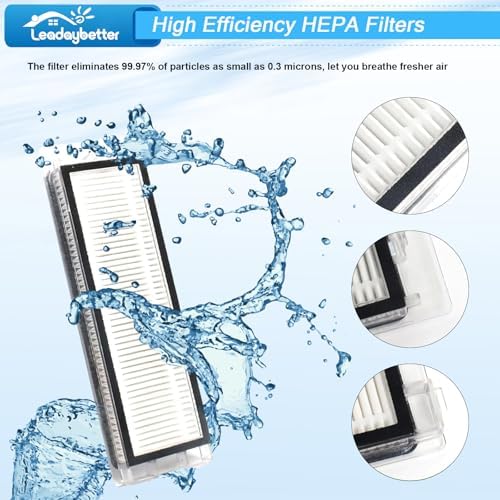 Leadaybetter 22Pcs Replacement Parts for Rb Q Revo Vacuum Cleaner
