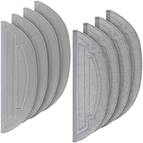 Ucoolbe Roborock Mop Pads 8 Pack Replacement Accessories