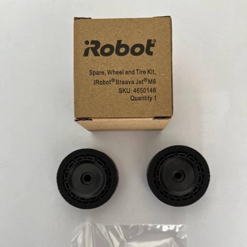 2 Pack Replacement Wheels for iRobot Braava Jet M6