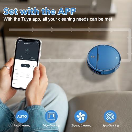 iMartine 2-In-1 Robot Vacuum and Mop Combo with WiFi and App