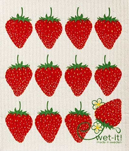 Swedish Dishcloth Set Strawberry Lemonade 2 Pack