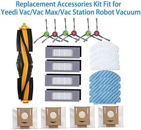 23 Pack Replacement Accessories Kit for Yeedi Vac 2 Pro