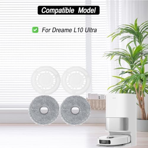Mop Pad Holder and Replacement for Dreame L10S Ultra Vacuum