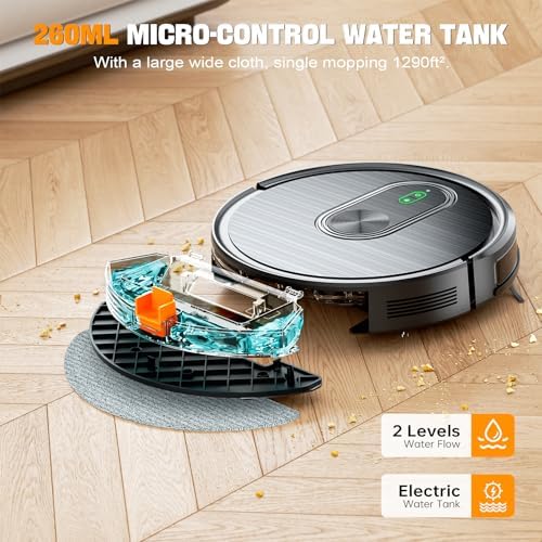 T8S Robot Vacuum and Mop Combo 2 in 1 with 3200Pa Suction