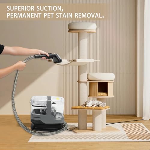 Klinsmann Portable Carpet Cleaner Machine with 17KPa Suction Power