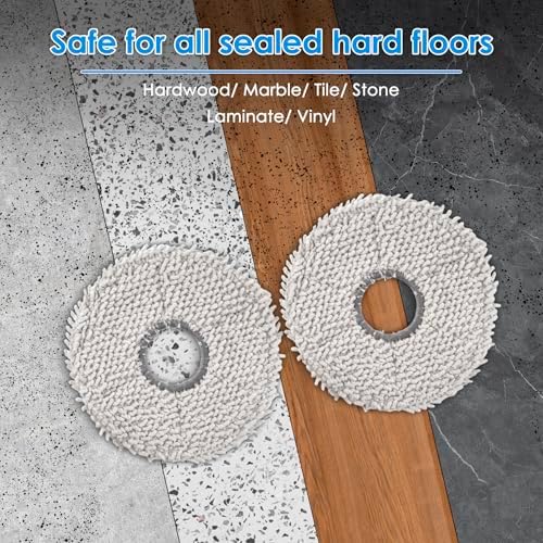 6 Pack T30S Mop Pads Compatible with ECOVACS DEEBOT Models