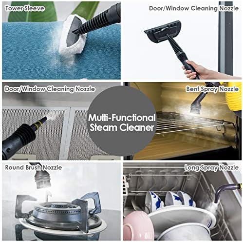 Goplus Handheld Steam Cleaner with 9 Piece Accessories