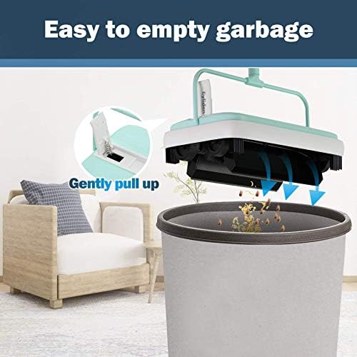 Eyliden Mini Carpet Sweeper Quiet No Noise Manual Cleaning